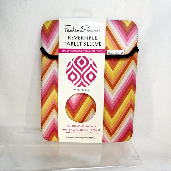 10” Reversible Tablet Sleeve “Fashion Smart” - Picture 1 of 5